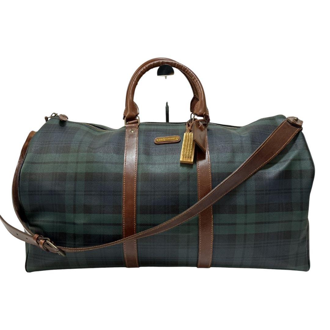 美品✨ポロラルフローレン ボストンバッグ 2way 大容量 ショルダー 本革