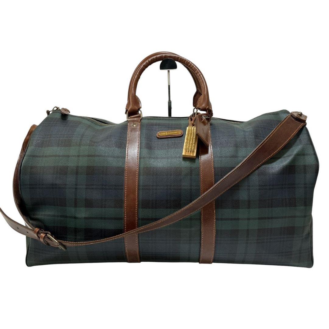 美品✨ポロラルフローレン ボストンバッグ 2way 大容量 ショルダー 本革