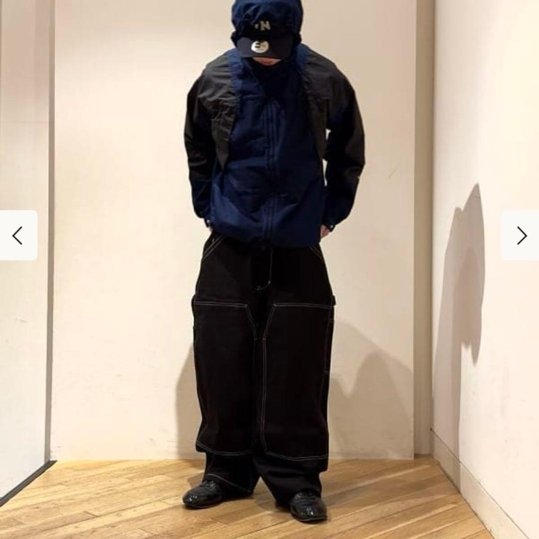 ダブルニー デニムパンツ　ORANGE LABEL コーデュロイ 2点セット