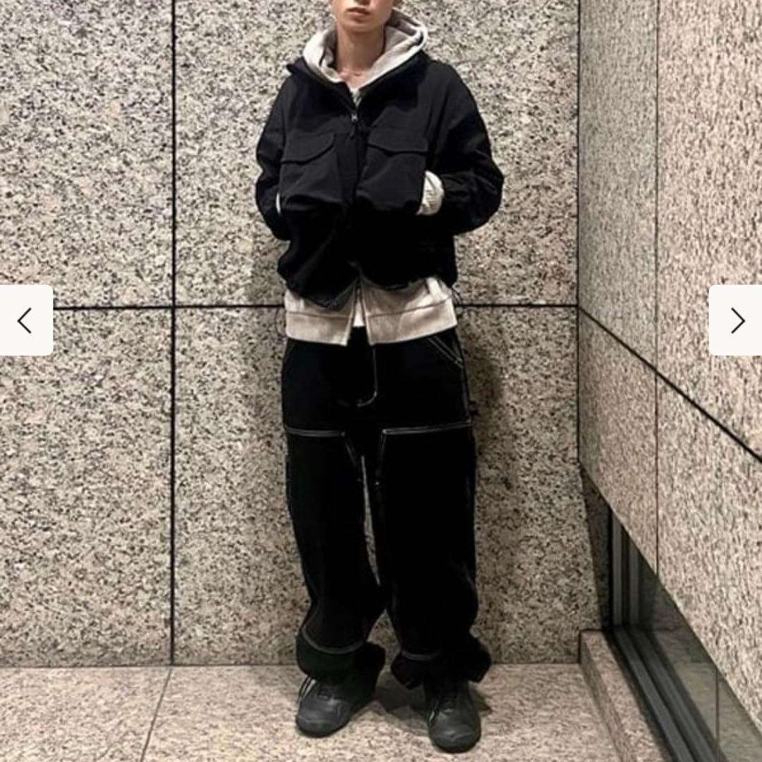 ダブルニー デニムパンツ　ORANGE LABEL コーデュロイ 2点セット