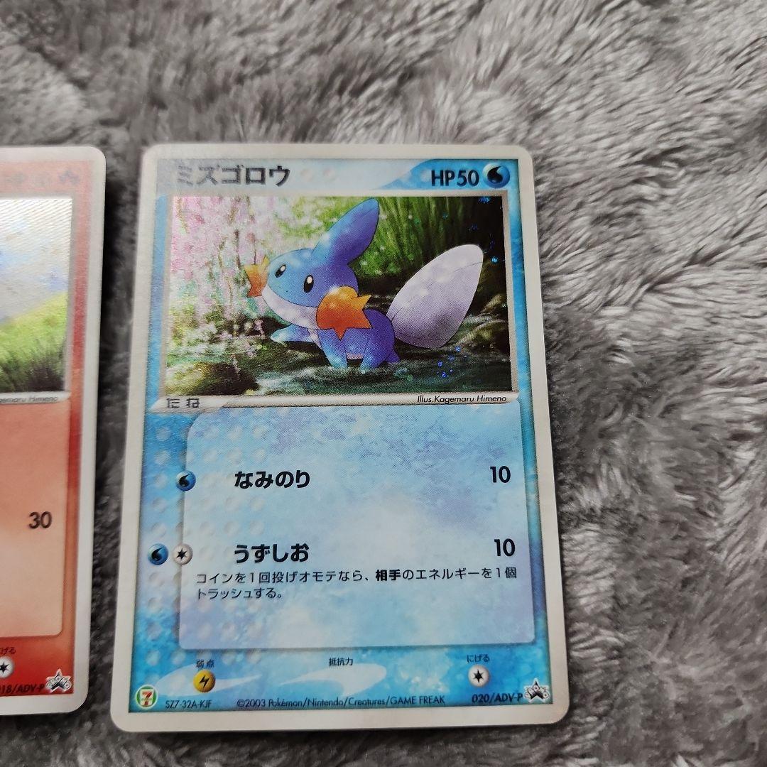 キモリ・アチャモ・ミズゴロウ ADV-Pプロモカード セブンイレブン　キラ3種