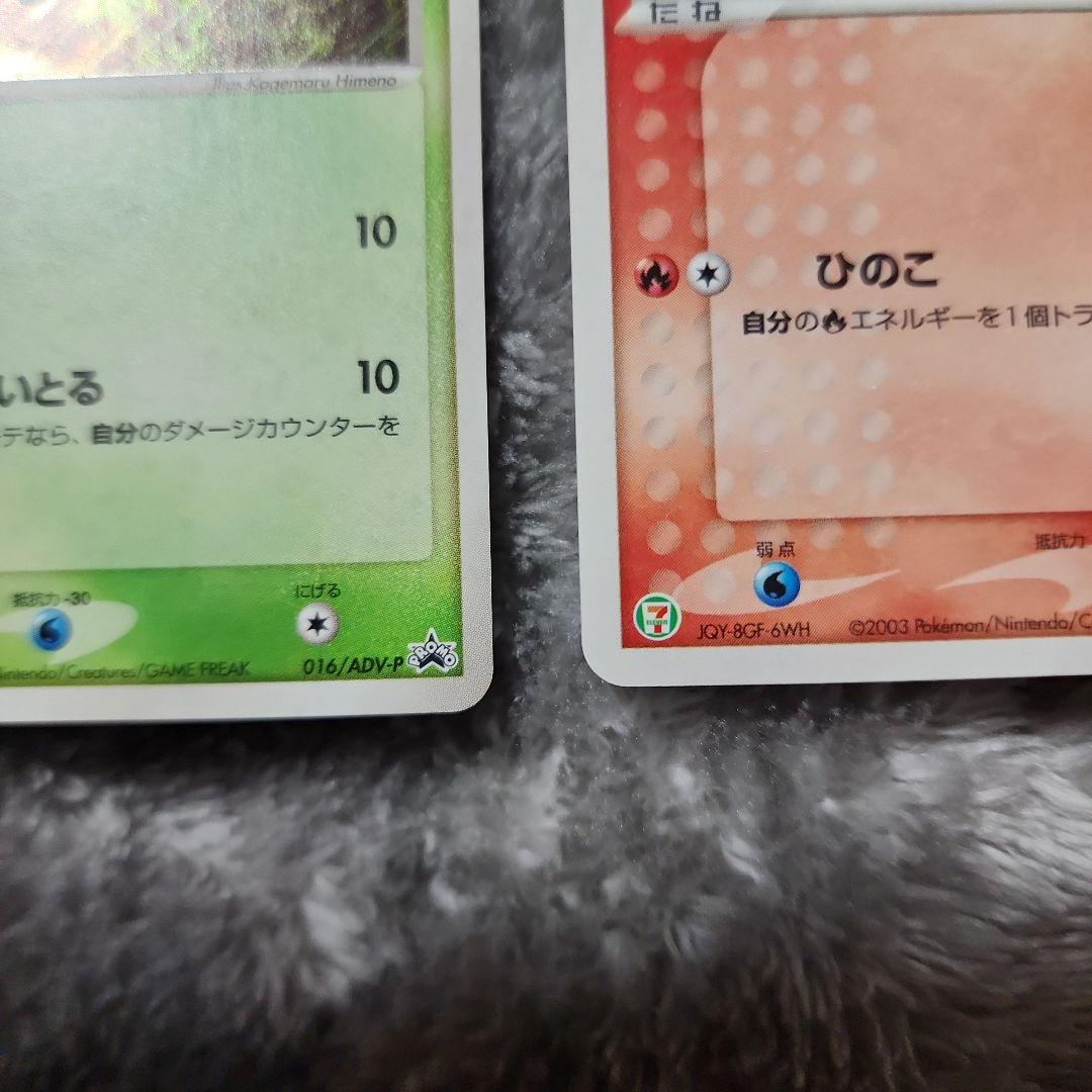 キモリ・アチャモ・ミズゴロウ ADV-Pプロモカード セブンイレブン　キラ3種