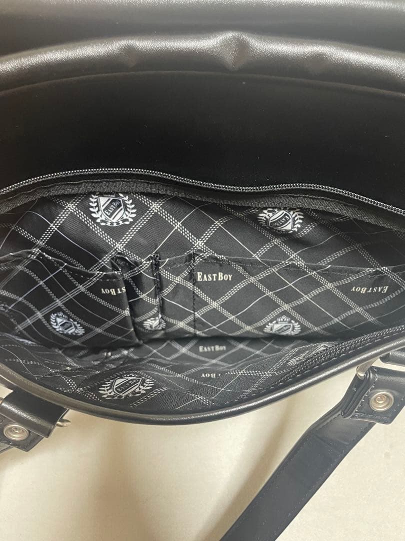 EASTBOY イーストボーイ スクールバック スクバ 黒×ベージュ