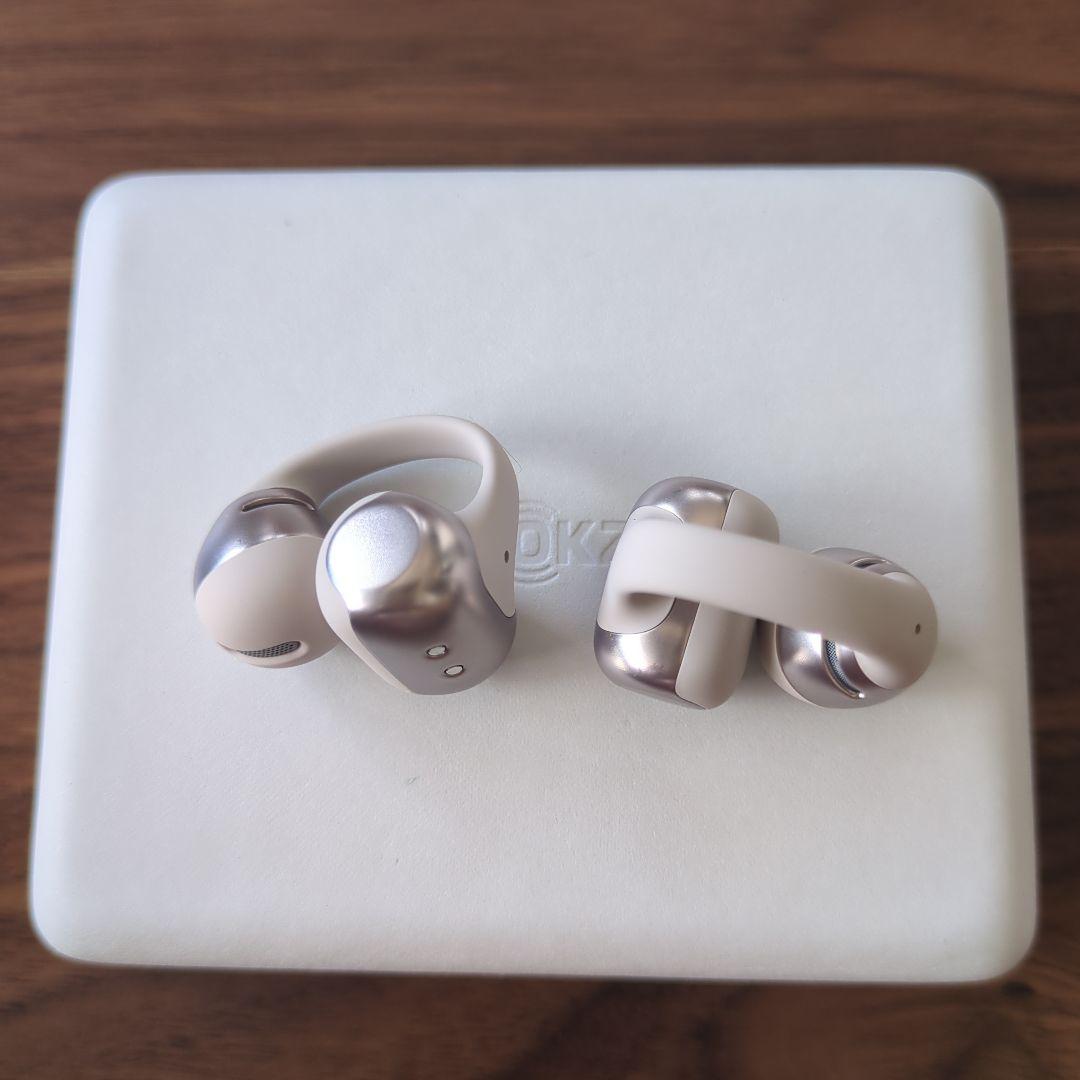 Shokz opendots one★イヤーカフ型オープンイヤーイヤホン★グレー