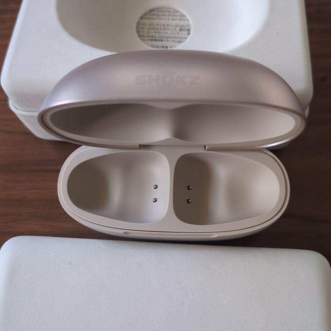 Shokz opendots one★イヤーカフ型オープンイヤーイヤホン★グレー