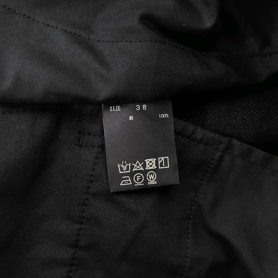 Curensology リネン ヘリンボン ショートパンツ 麻 カレンソロジー