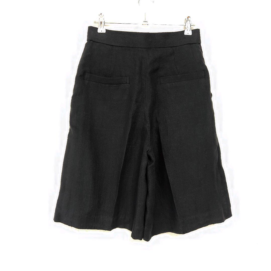 Curensology リネン ヘリンボン ショートパンツ 麻 カレンソロジー