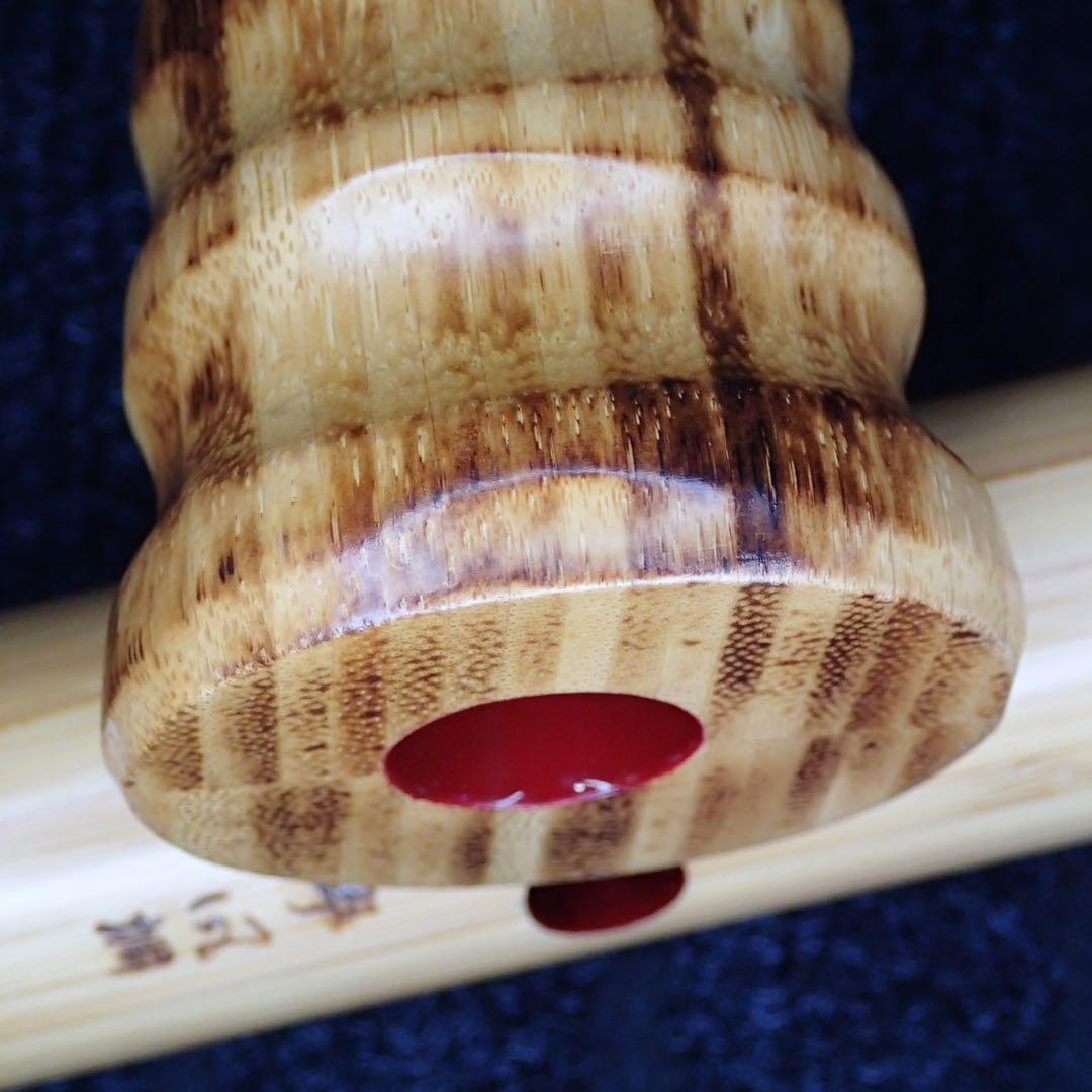 尺八 銘管 蝴蝶 1尺９寸(C♯管)七孔 品番0153