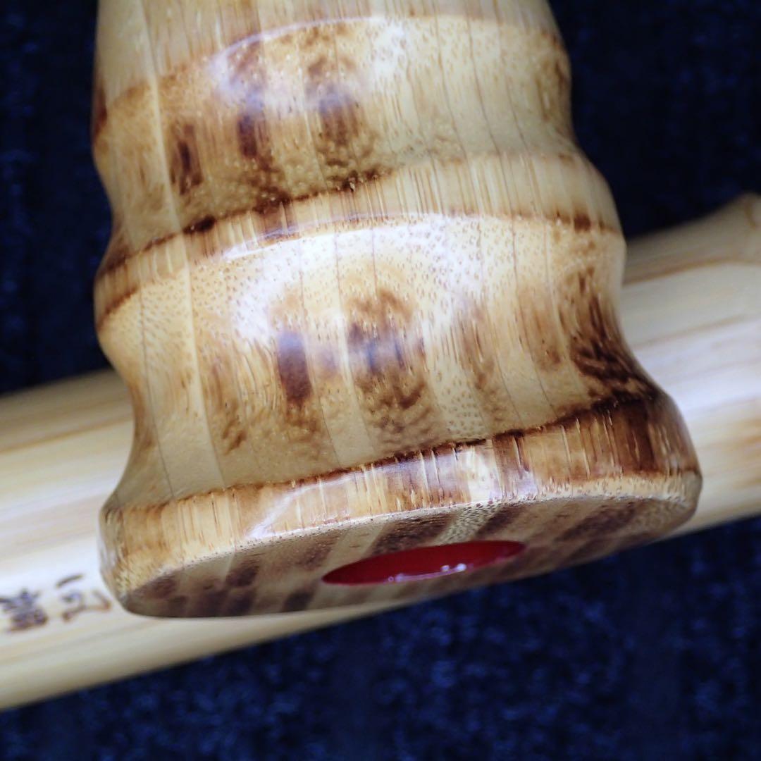 尺八 銘管 蝴蝶 1尺９寸(C♯管)七孔 品番0153