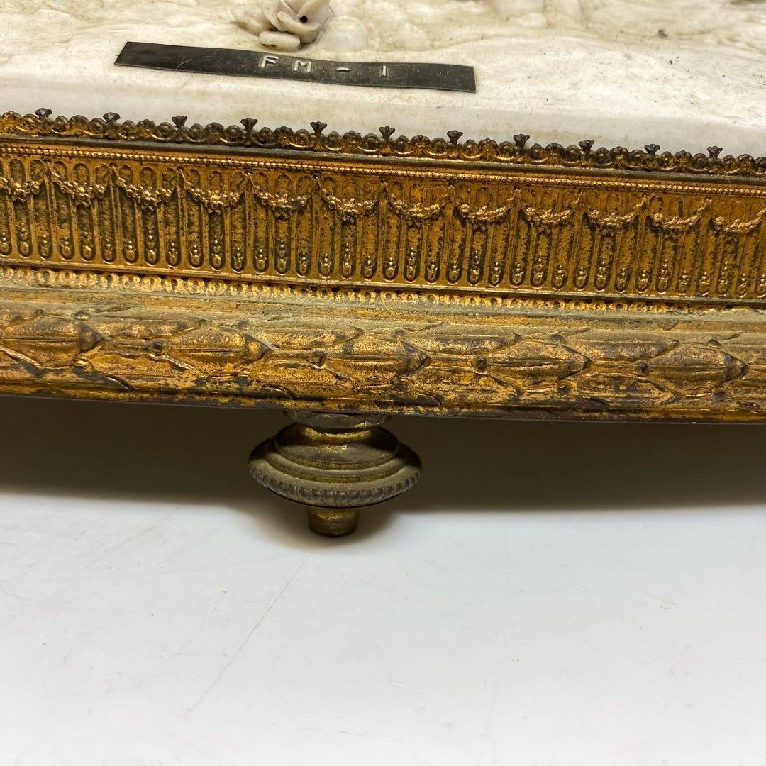 専用　C.Werner在銘　特大磁器人形　金具台付　タカト　東さ7-1012④