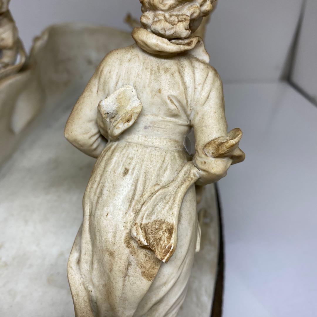 専用　C.Werner在銘　特大磁器人形　金具台付　タカト　東さ7-1012④