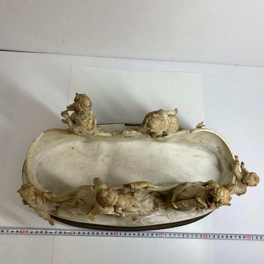 専用　C.Werner在銘　特大磁器人形　金具台付　タカト　東さ7-1012④