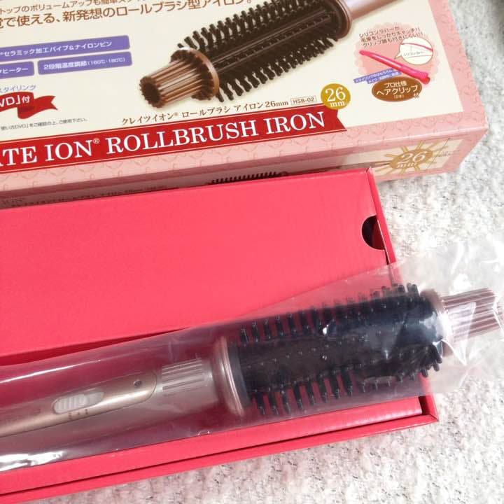 クレイツ イオン ロールブラシアイロン26㎜