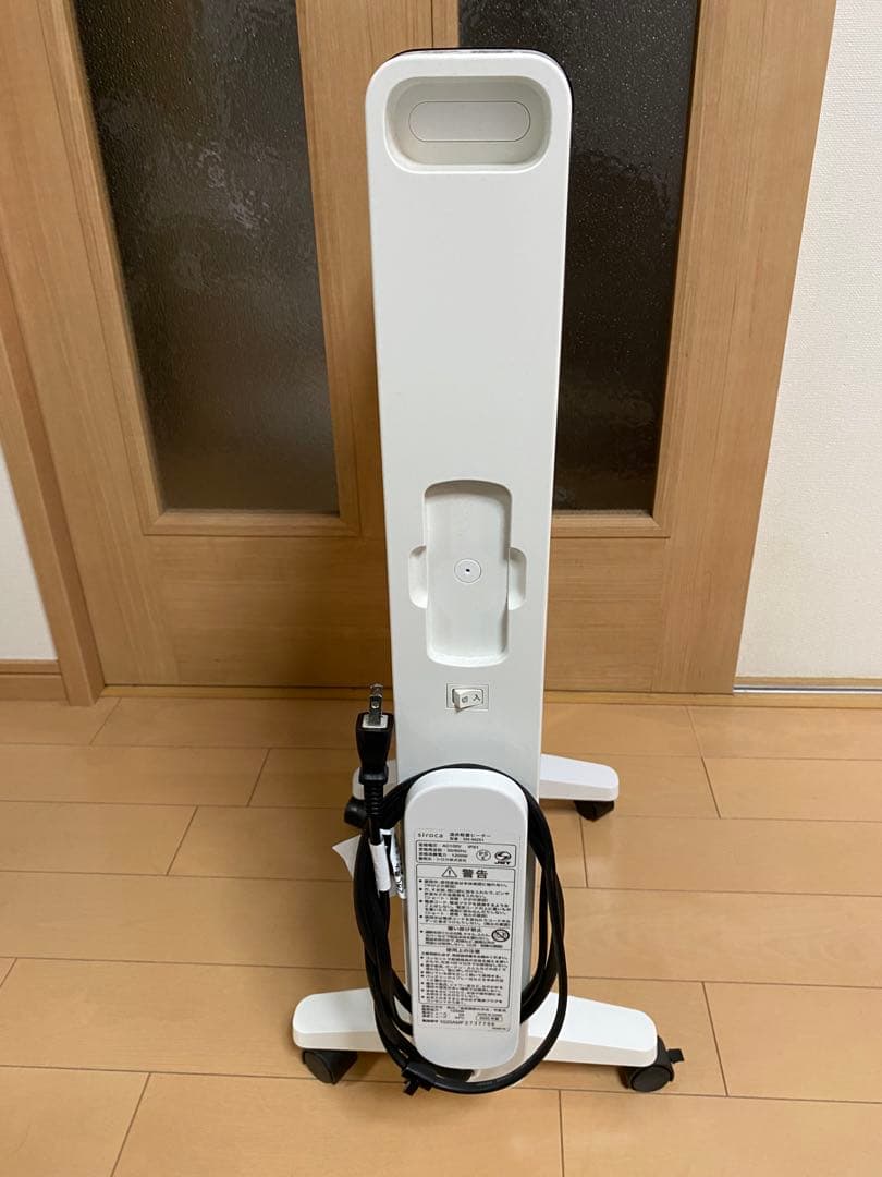 シロカ遠赤軽量ヒーター ２０２０年製キャスター付き＊美品＊