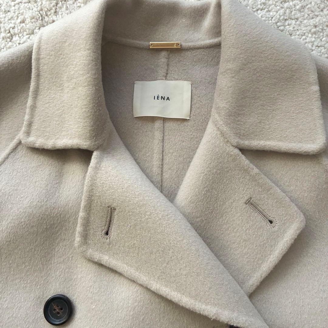 美品 イエナ　スーパー160ダブルフェイスショートコート2024 サイズ36