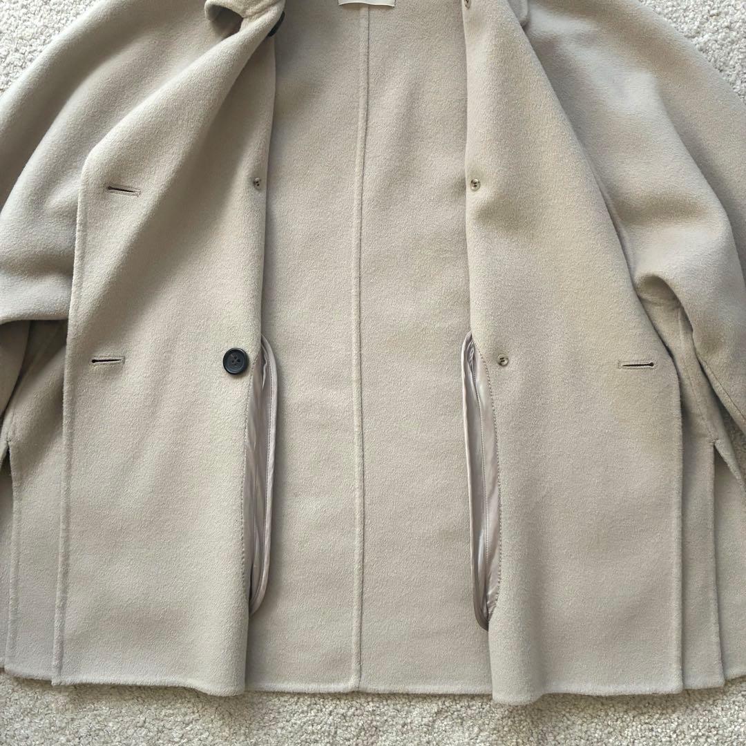 美品 イエナ　スーパー160ダブルフェイスショートコート2024 サイズ36
