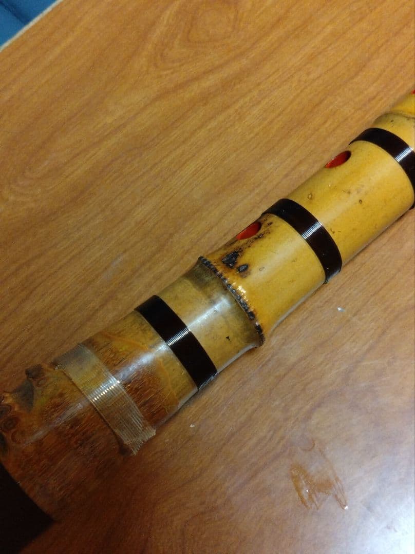 都山流一尺六寸管　露秋銘