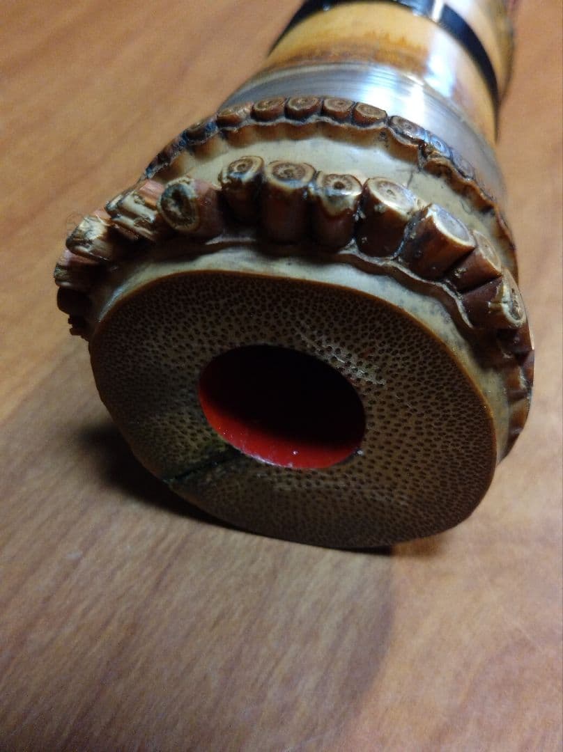 都山流一尺六寸管　露秋銘