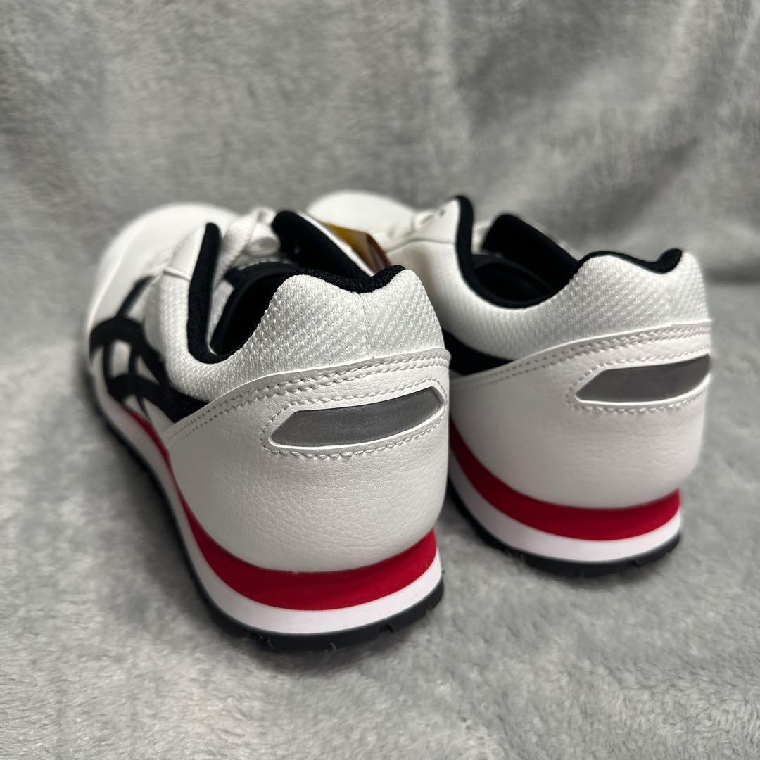 ASICS 安全靴ホワイト/ブラック/レッド