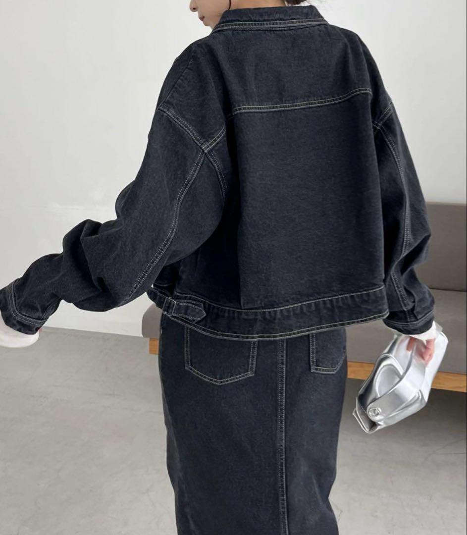 新品タグ付き！CAPRICIEUX LE'MAGE ショートデニムジャケット