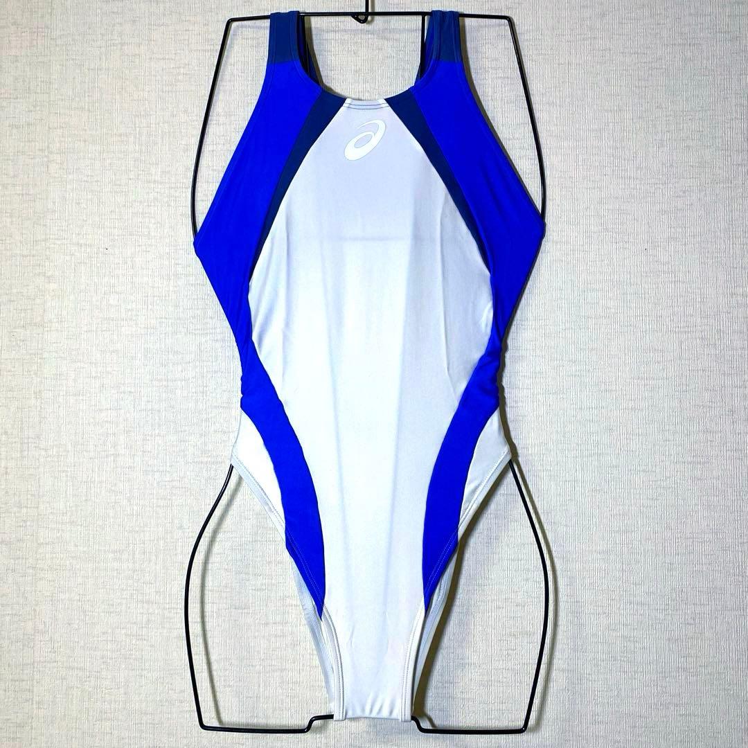 アシックス　asics 競泳水着　レディース　ALS86T ホワイト　Lサイズ