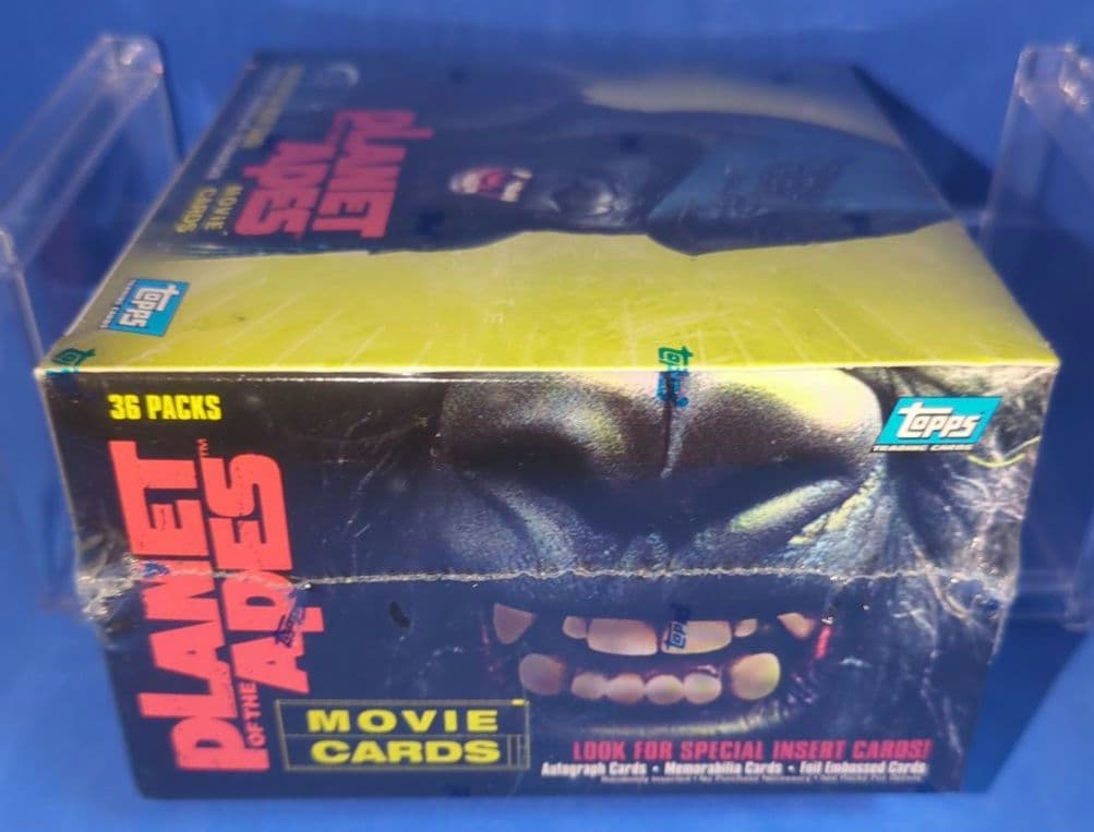 絶版　超希少　topps PLANET APES 猿の惑星　シュリンク付