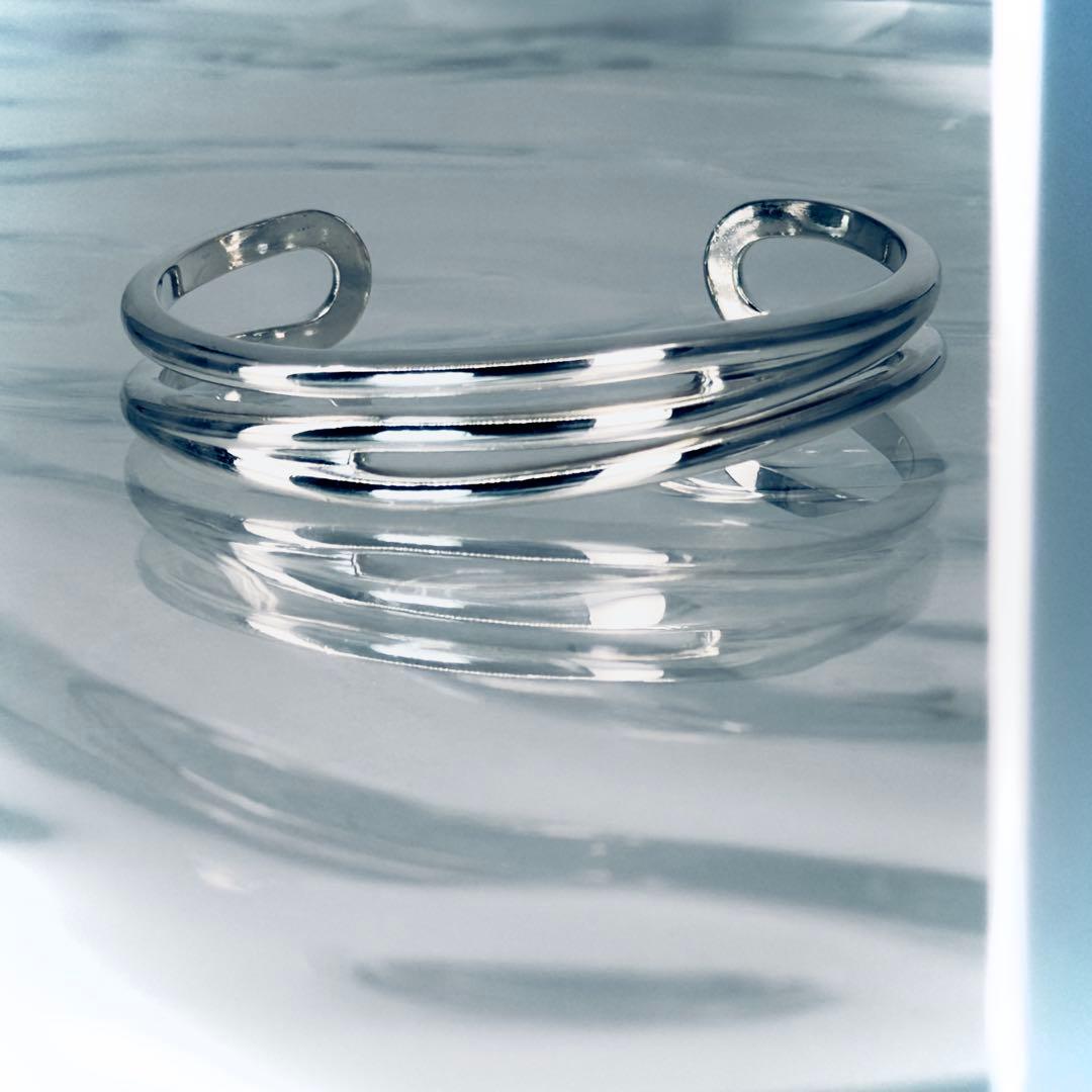 T&Co. ティファニー ダイアゴナル バングル AG 925 ヴィンテージ