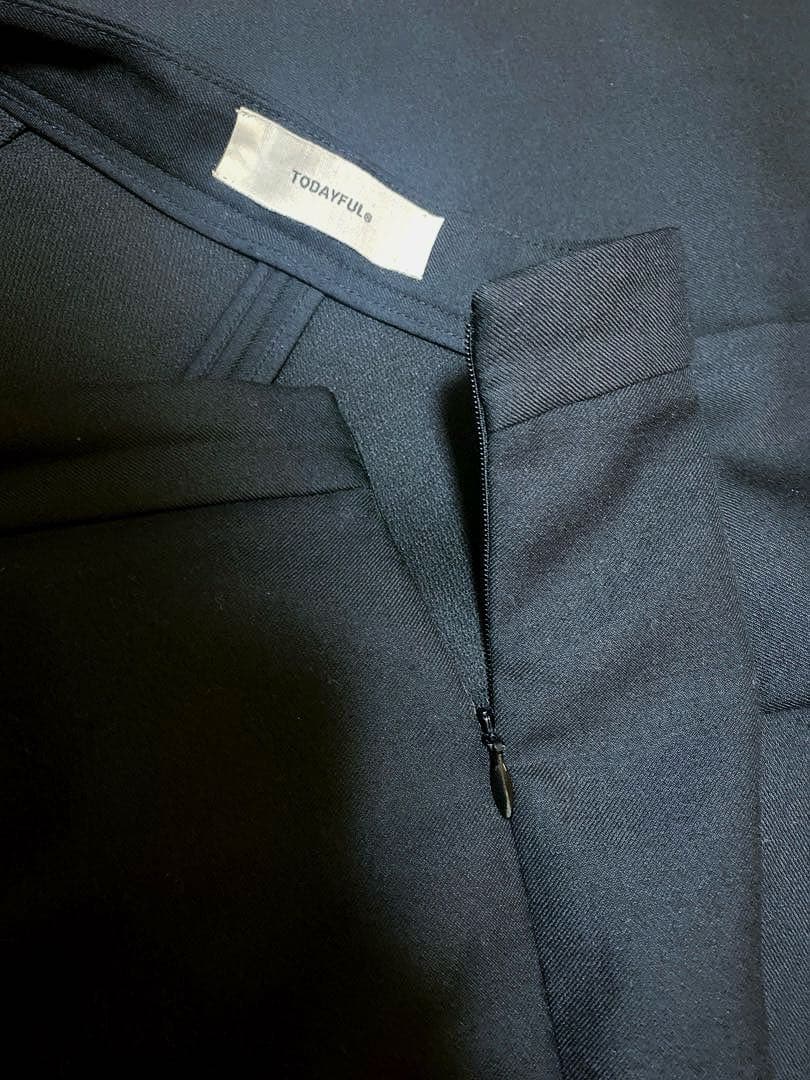 【最終値下げ】todayful Layered Twill Trousers 黒