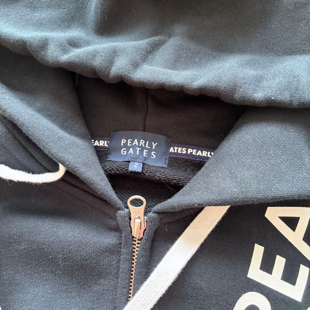 新品未使用　パーリーゲイツ　パーカー　レディース　黒　ブラック　サイズ2