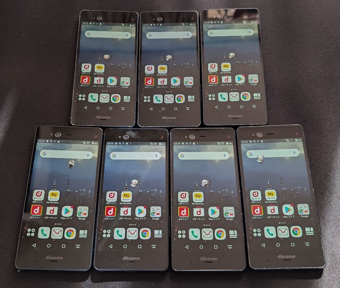 【中古】富士通 arrows NX F-01K 7台セット（その３）