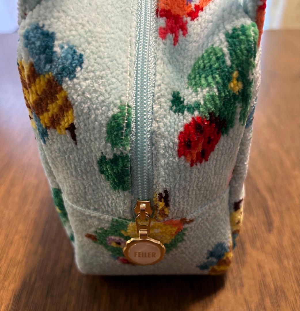 フェイラー　神崎恵さん　ミニキューブバッグ　ペールグリーン