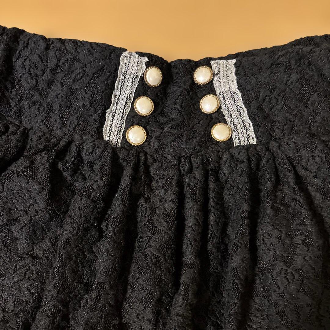 当時物　リズリサトゥララ　レトロレーススカートパンツ　平成