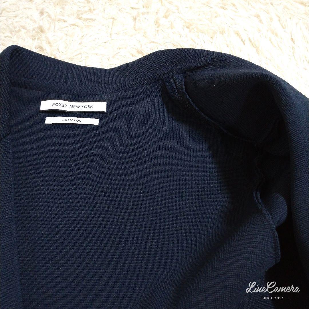 タグ付き★日本製★FOXEY　定価6.6万円　ジャケット　パール　2way　38