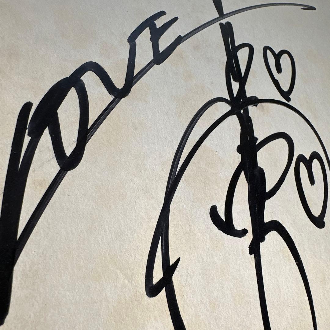 【レア】山口百恵　直筆サイン