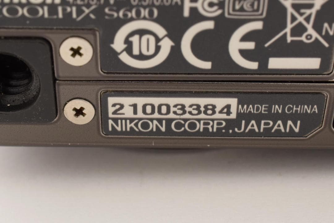 【元箱付き 動作品】ニコン COOLPIX S600 デジタルカメラ コンデジ