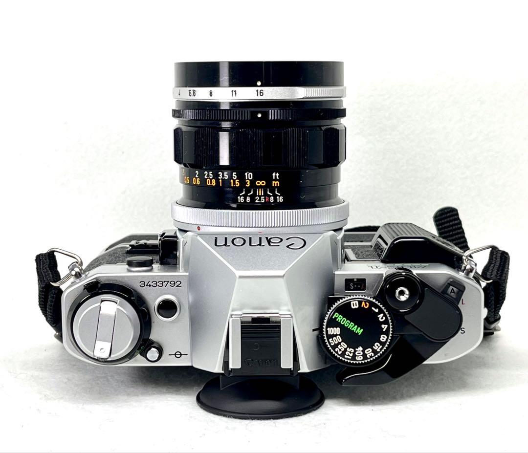 【極上品】キャノンフィルムカメラAE-1 Program 広角セット305291