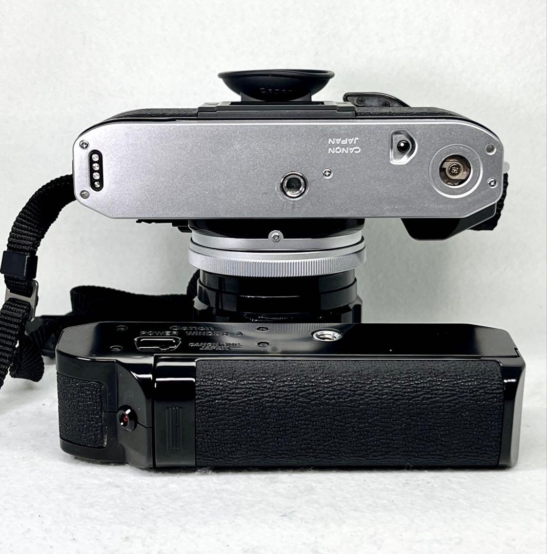 【極上品】キャノンフィルムカメラAE-1 Program 広角セット305291