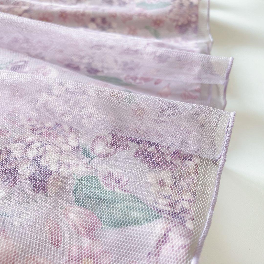 anyFAM ラベンダー 花柄 セレモニー 入学 卒園 フォーマル