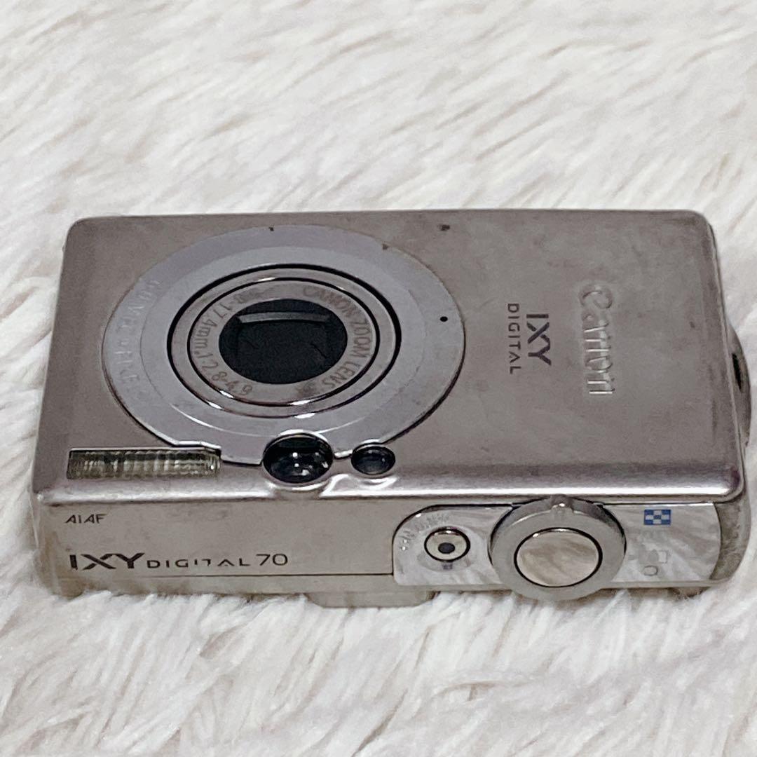 【人気】 CanonキャノンIXY IGITAL 70 デジカメ シルバー