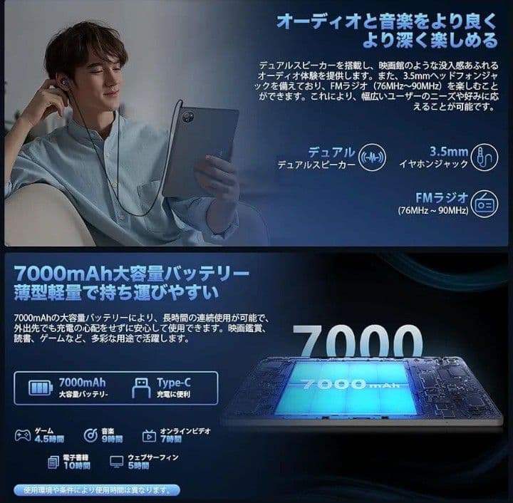 AvidPad S60 10.4インチ 128GB Android15 本体のみ