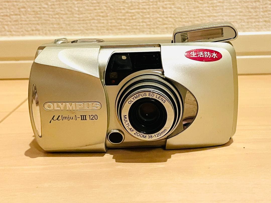 完動品✨OLYMPUS μ[mju:] III 120 コンパクトフィルムカメラ