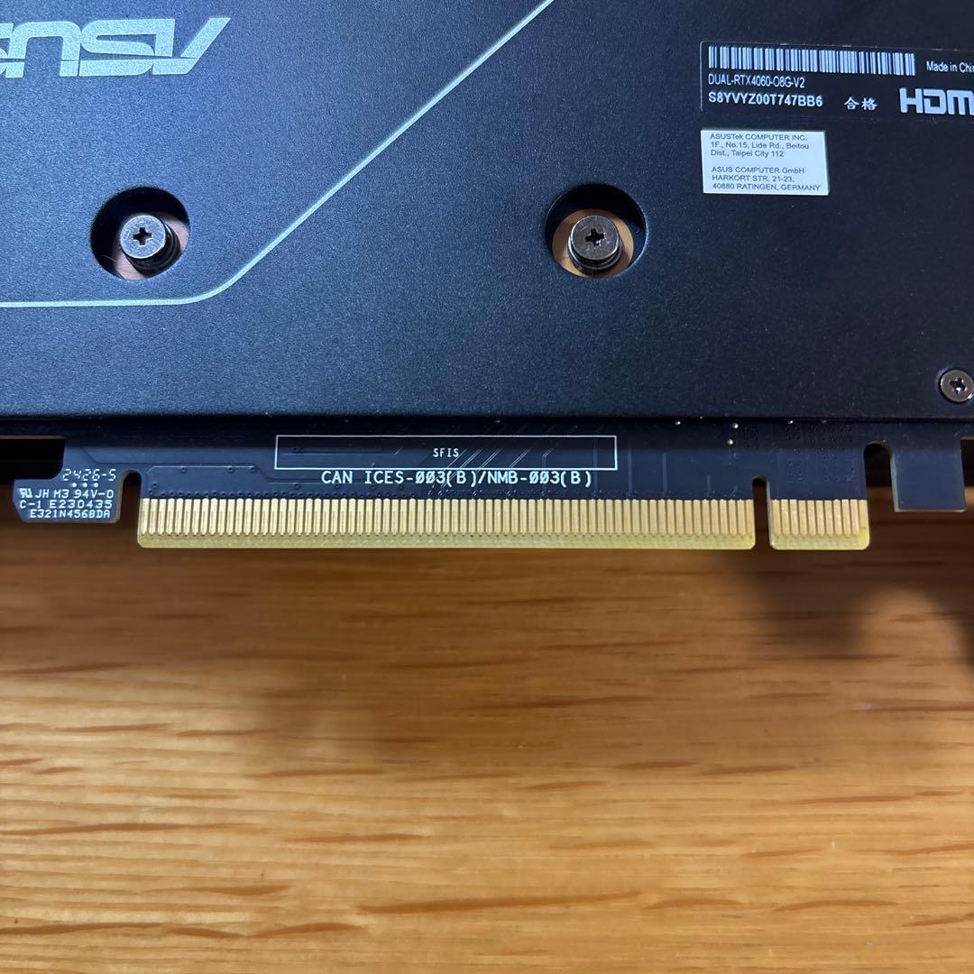 グラフィックボード・グラボ・ビデオカード ASUS GeForce RTX 4060 8GB