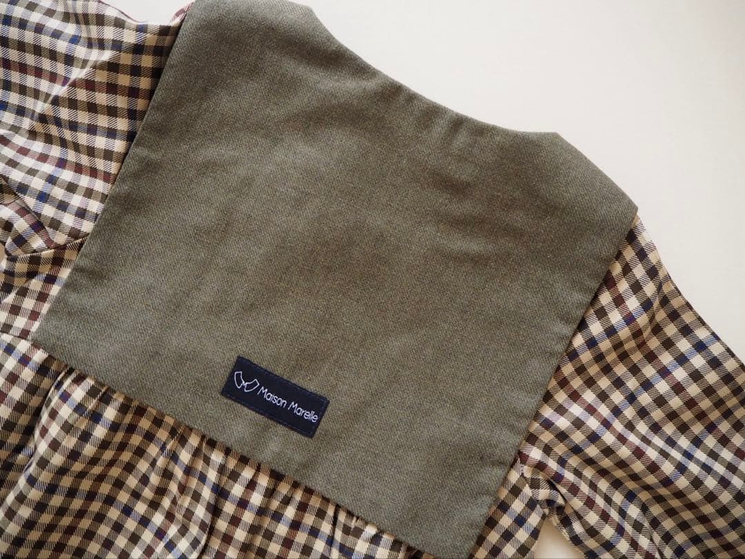 【Maison Marelle romper BAC gingham】