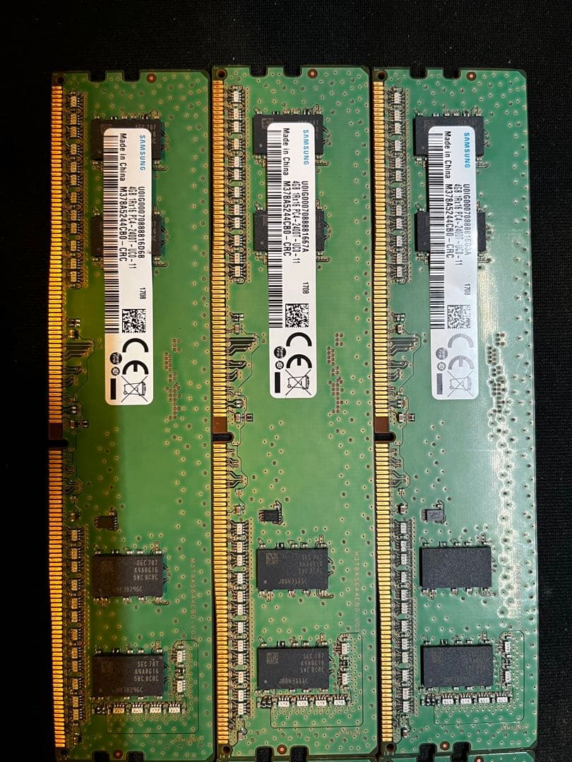 m*o様 【計24GB】Samsung DDR4-2400 4GB 6枚セット