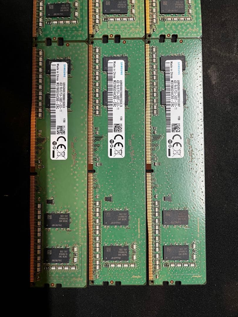 m*o様 【計24GB】Samsung DDR4-2400 4GB 6枚セット