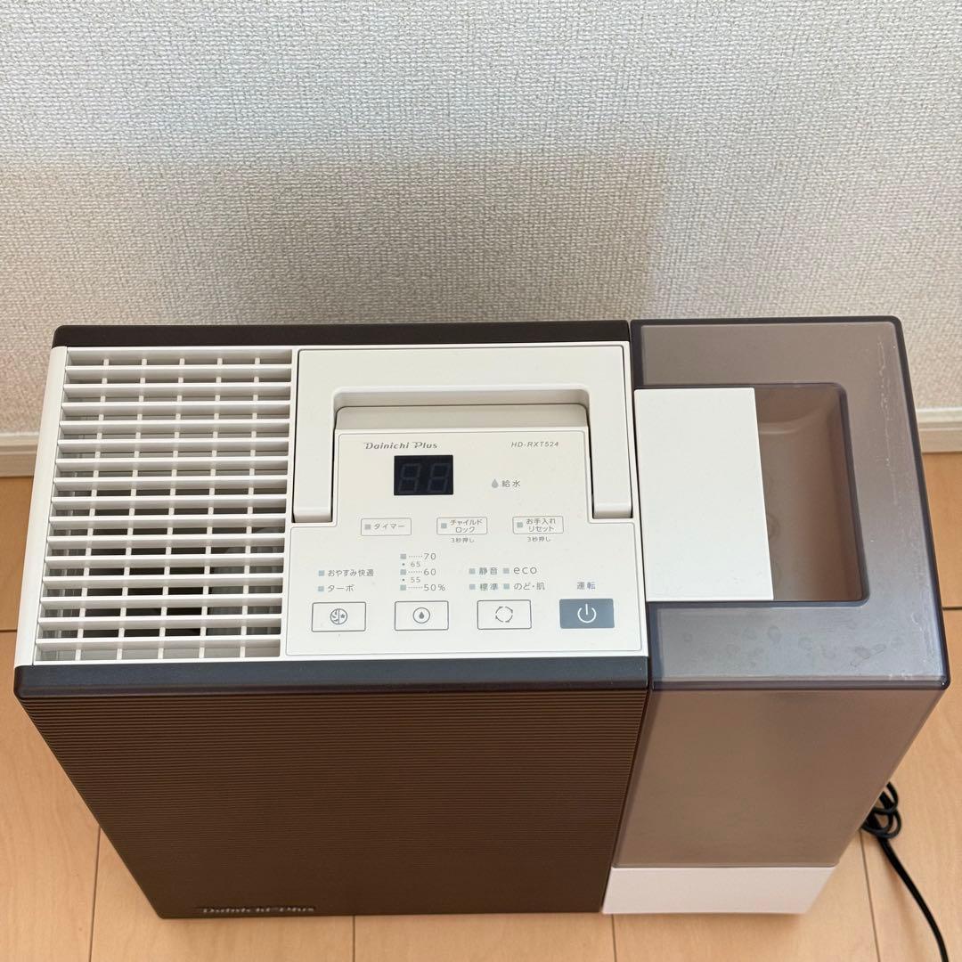 ダイニチ HD-RXT524 ハイブリッド式加湿器 チョコブラウン フィルター付