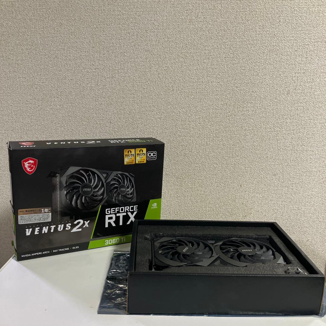 【使用感少】RTX3060Ti msi 動作確認済み
