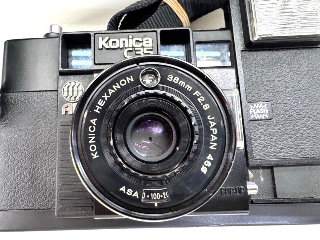 KONICA C35 コンパクトフィルムカメラ　動作確認済み