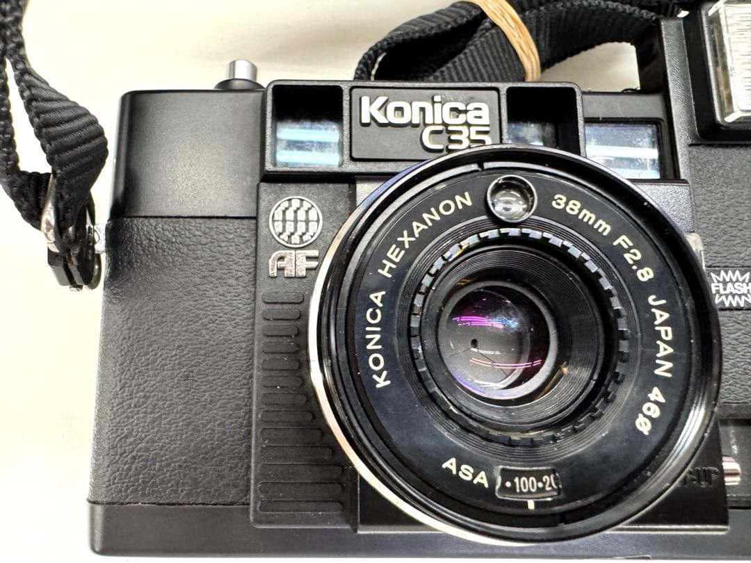 KONICA C35 コンパクトフィルムカメラ　動作確認済み