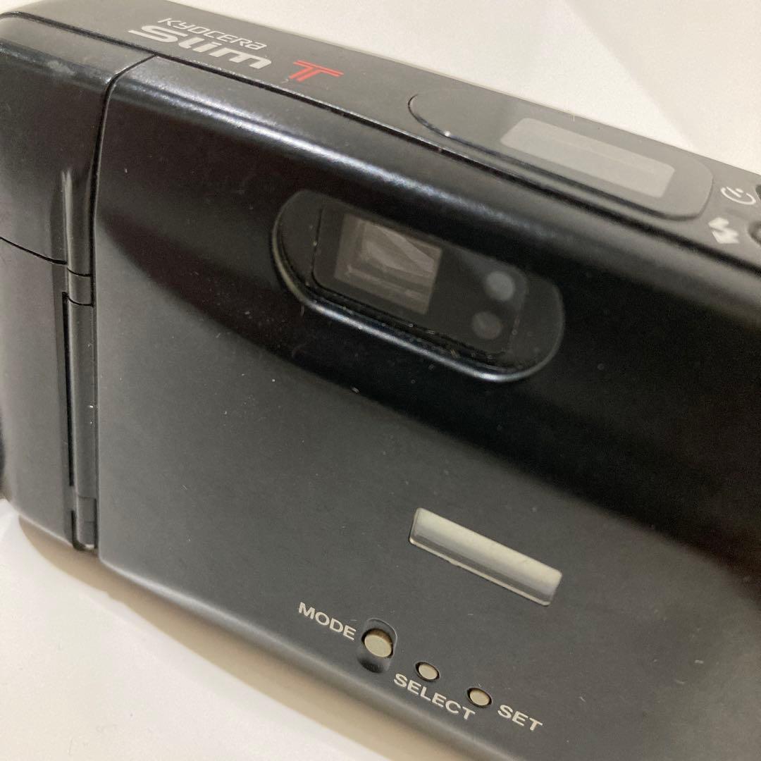 KYOCERA フィルムカメラ　スリムT コンパクトフィルムカメラ　昭和レトロ